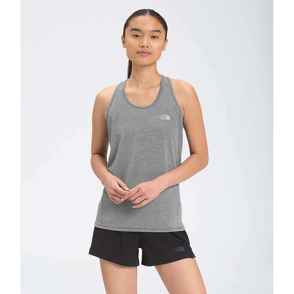 The North Face Tank Top Womens Australia - The North Face Wander Grey (ATH-061239)